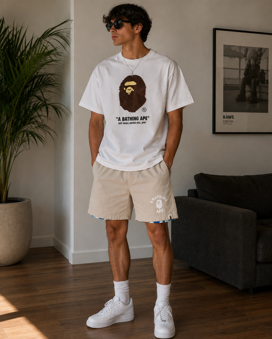 A Bathing Ape Reversible BAPE Shorts