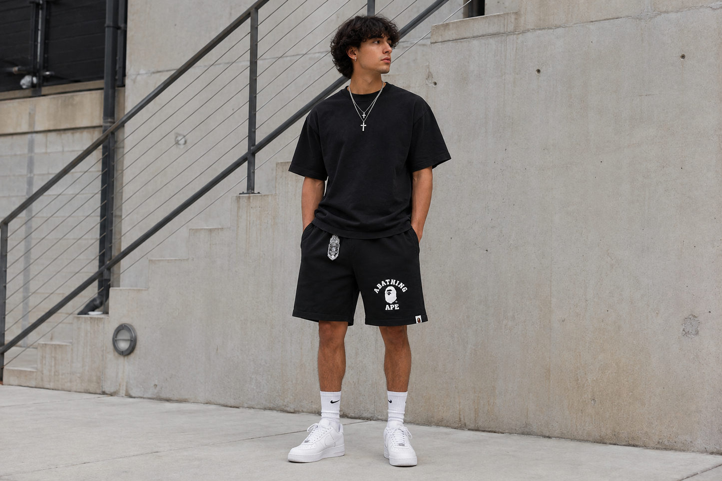 A Bathing Ape Reversible BAPE Shorts