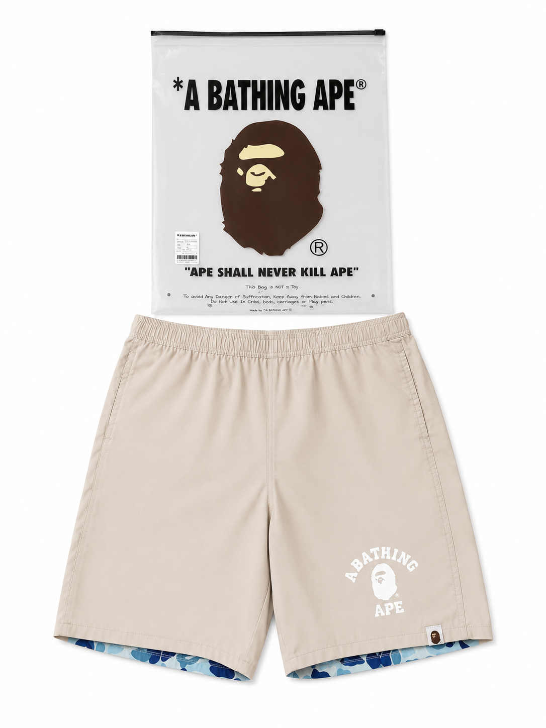 A Bathing Ape Reversible BAPE Shorts